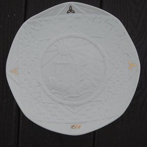 Belleek Christmas at Blarney 2006 annual plate  Ireland 329/2000